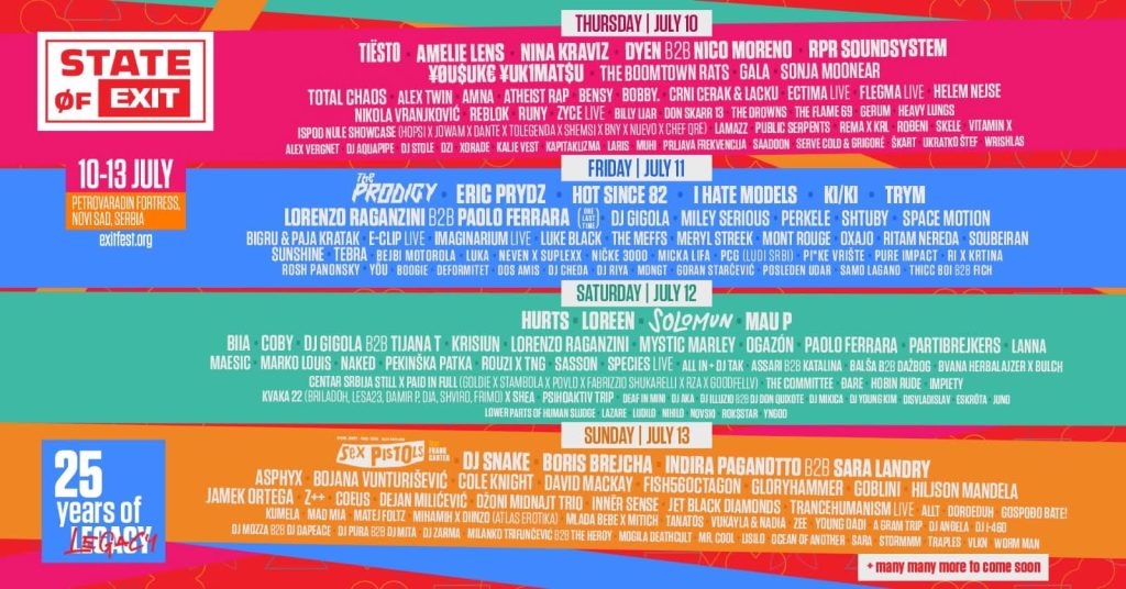 EXIT Festival отбеляза исторически успех с над 200 000 посетители и послание, че любовта и светлината са неудържими