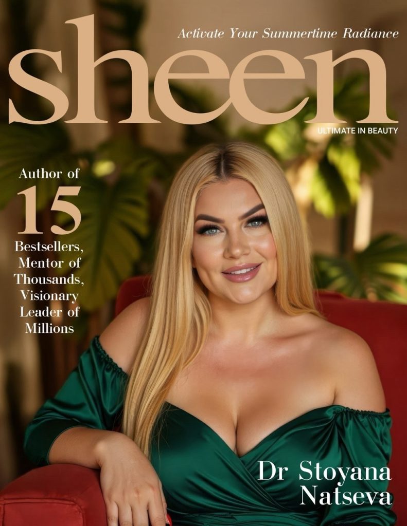 Д-р Стояна Нацева представена в SHEEN Magazine като Жената на десетилетието, която води глобално движение за личностно развитие и лидерство