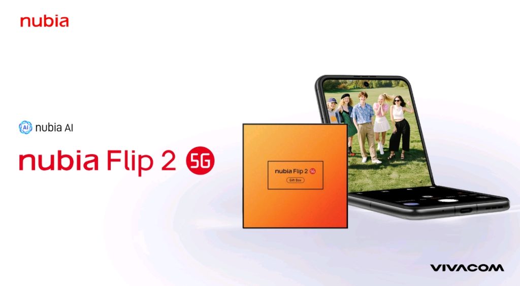 Vivacom предлага за първи път новия сгъваем 5G смартфон ZTE Nubia Flip 2