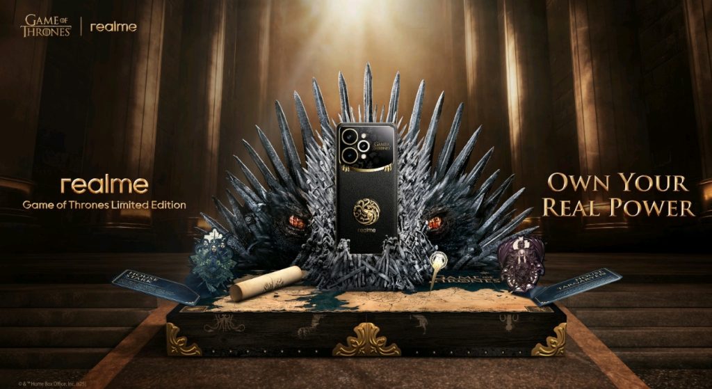 realme представя лимитирания телефон Game of Thrones: Притежавай своята истинска сила
