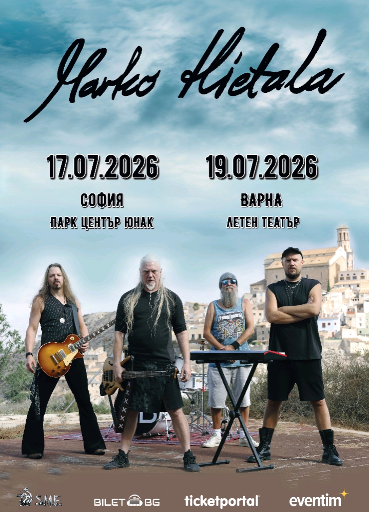 MARKO HIETALA се завръща в България с ‘Roses From The Deep Tour’